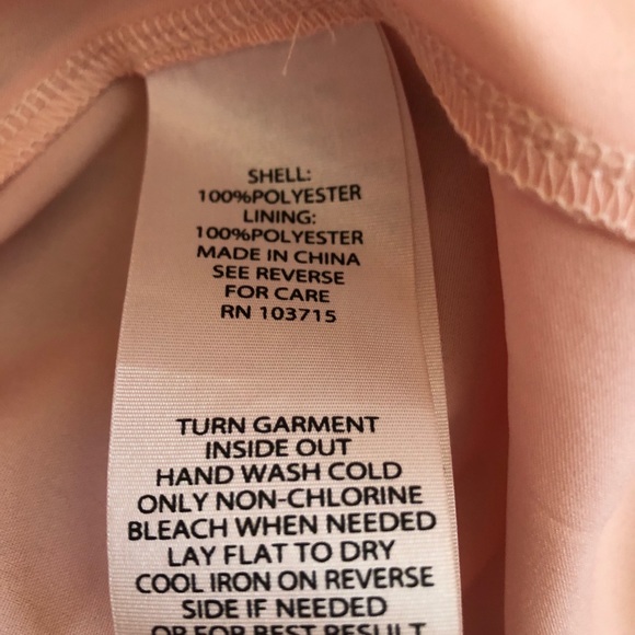 Nanette Lepore Peachy Pink Dress Lace Shimmer - Picture 8 of 8